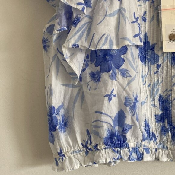 SOLD LoveShackFancy Cotton Floral Top - Picture 7 of 9
